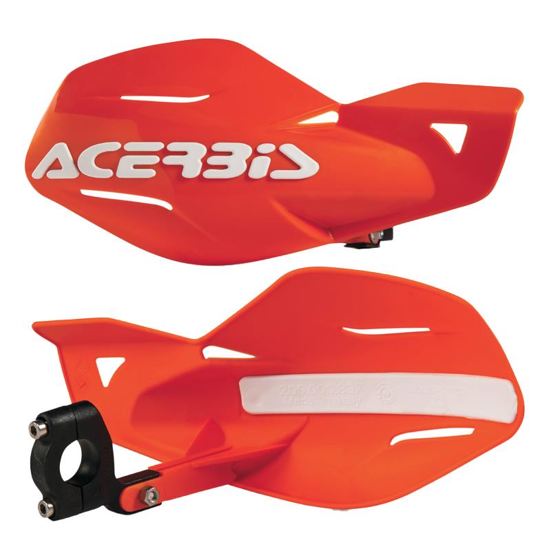 Acerbis Uniko MX Handguards Pair + Kit For Orange White KTM SX-F 450 2000 - 2024